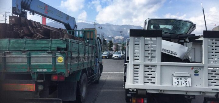 事故車の引き上げ