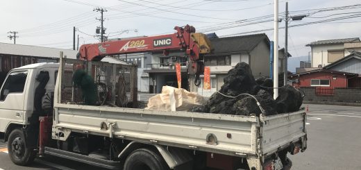 浅間石のお買い上げ    ー揖斐川庭石センターblogー