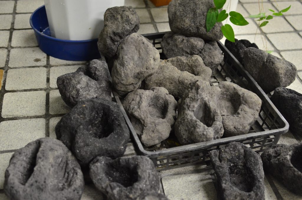 溶岩石プランター