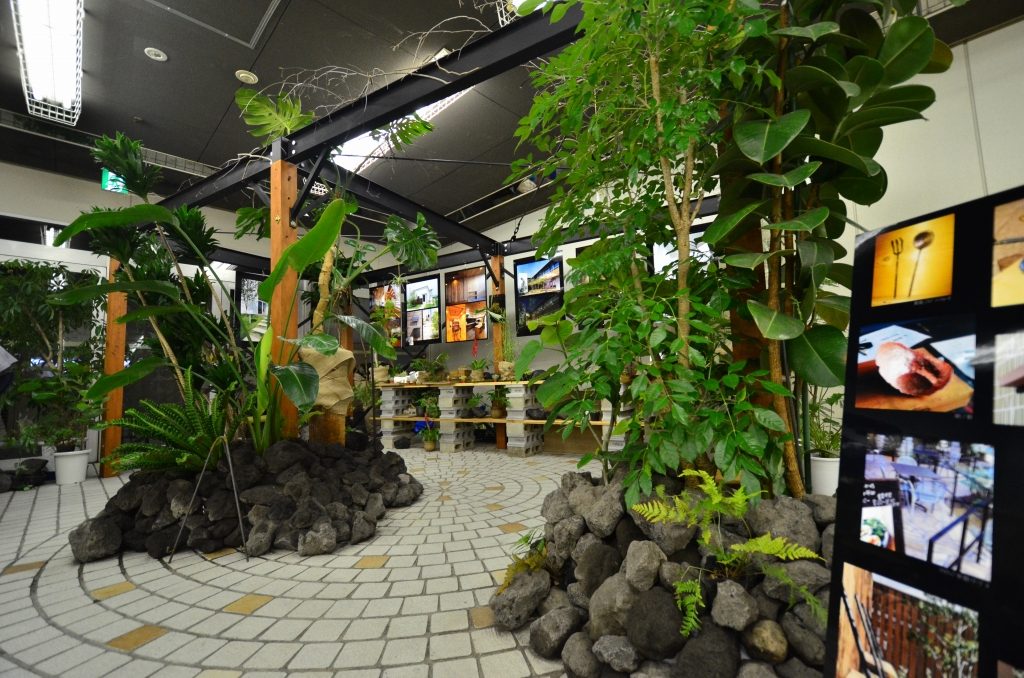 展示ブースエントランス