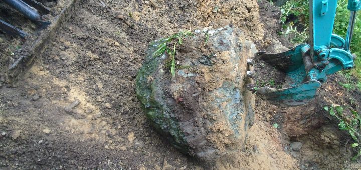 庭石・庭木の撤去 (愛知県春日井市)   ー揖斐川庭石センターblogー