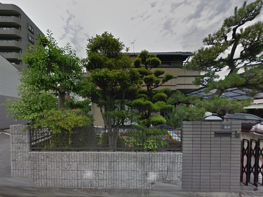 岐阜市の庭解体施工前