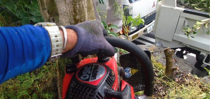 岐阜市庭解体工事part1  ー揖斐川庭石センターblogー