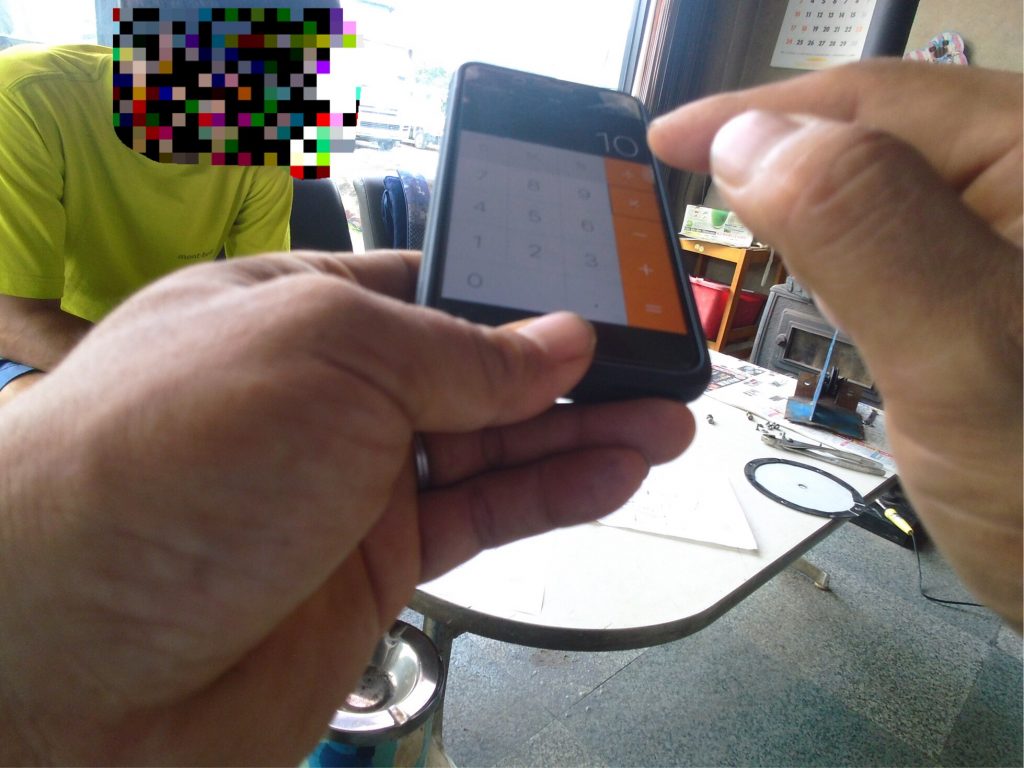 お聞きした条件を元に、その場でお見積もり