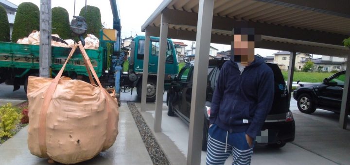 富山県へ 揖斐青黒割栗石の配達 &庭作りのお手伝い   ー揖斐川庭石センターblogー