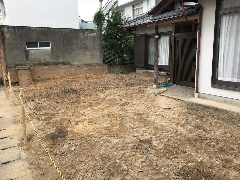 庭解体工事 施工後1
