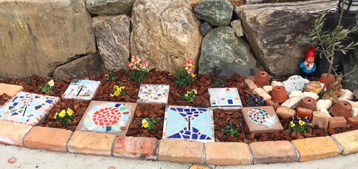 庭の解体で出た庭石を再利用して、庭のリフォーム