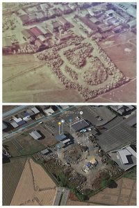 揖斐川庭石センターの石置き場をドローンで空撮してみた 1 航空写真とgoogleマップの航空写真