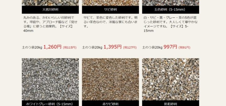 揖斐砂利15mmの配達