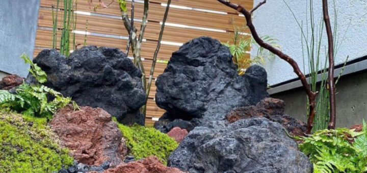 スコリア・浅間石の施工例