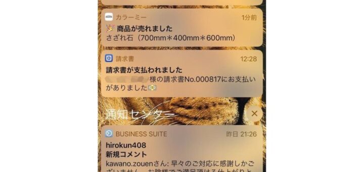 さざれ石をポチってお買い上げいただきました