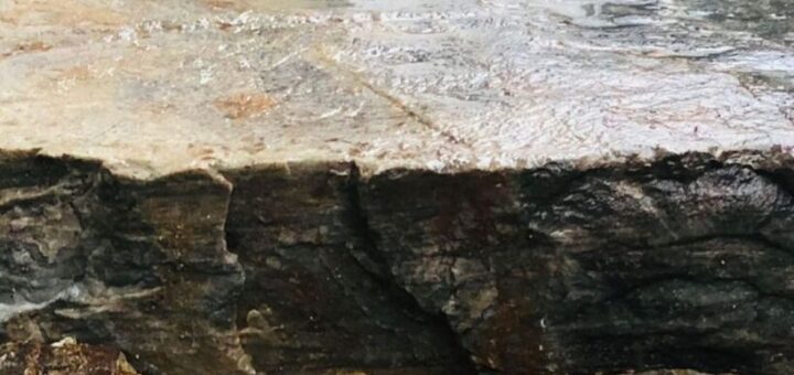 ボーダーストーン、岐阜石割栗石 によるアプローチ です。