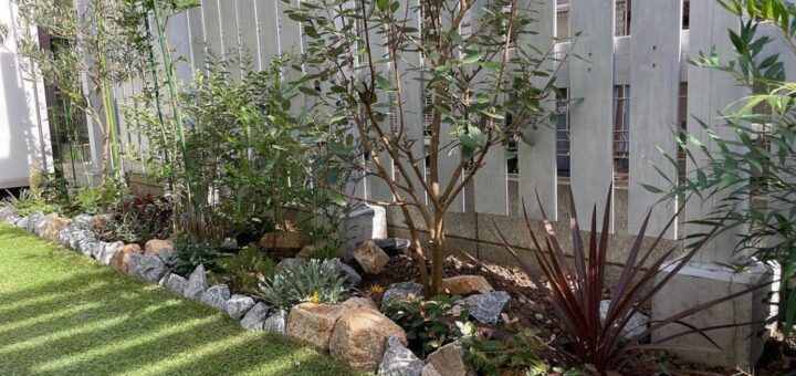 サビロックと揖斐青白割栗石 を店頭でお買い上げ