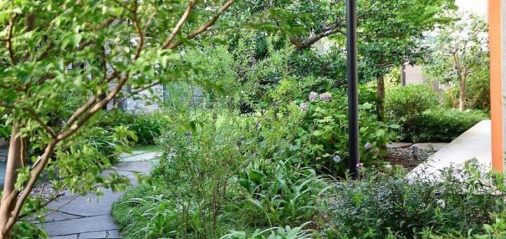 鉄平石大判のアプローチ