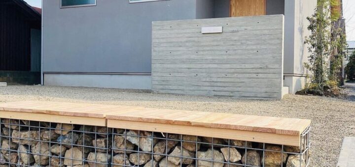 ガビオンベンチ