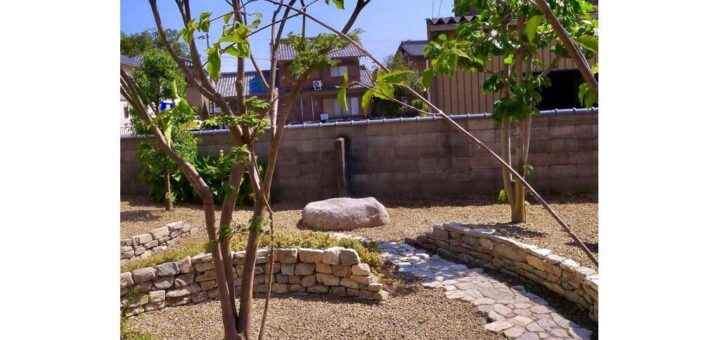 過去の施工例 庭の中を回遊する