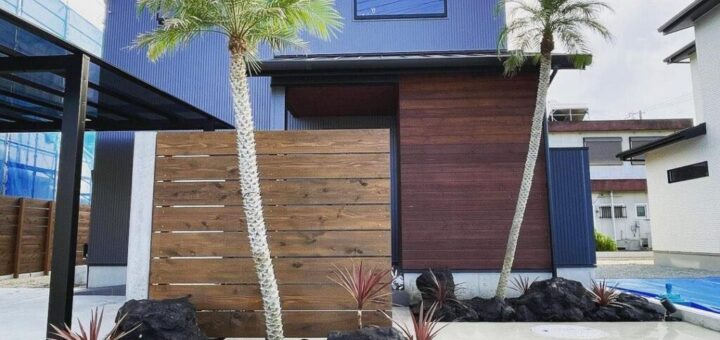 浅間石の巨石や浅間砂利をお使いいただきました。