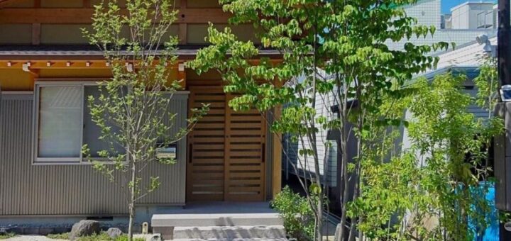 過去の施工例 和風建築のモダン和風の庭を手掛けました