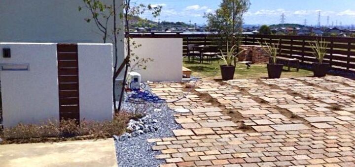 フランドルポリフィドの石畳