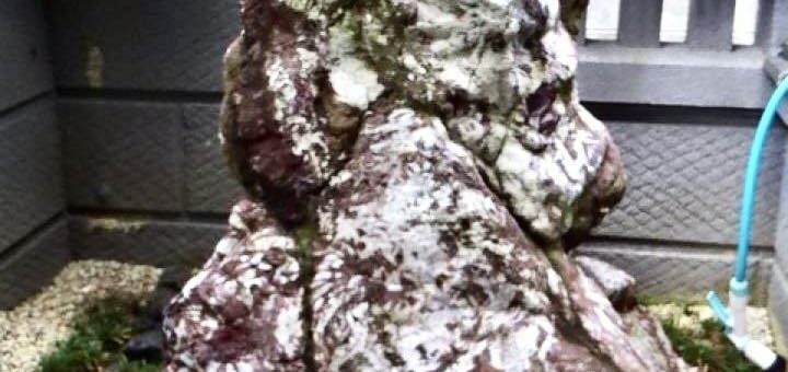 紅加茂石の据付