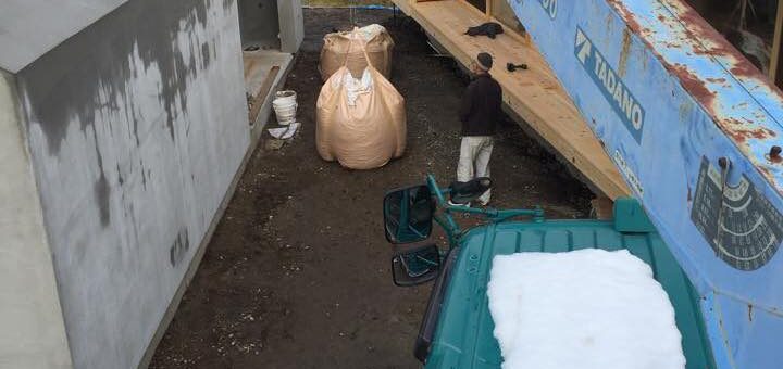 揖斐青白砂利8m3を配達してきました