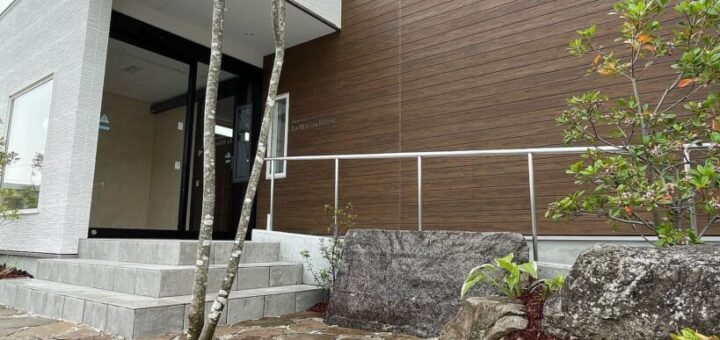 気良石平石を使ったアプローチ