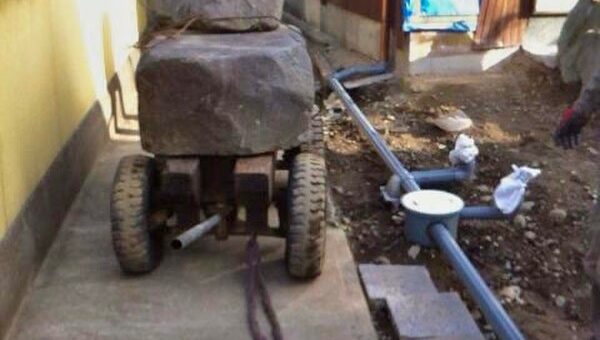 4輪車、チェンブロ、三又という古道具