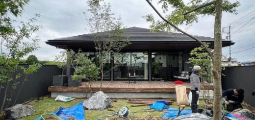 揖斐青白石をお買い上げいただきました。1m近い大きさの石