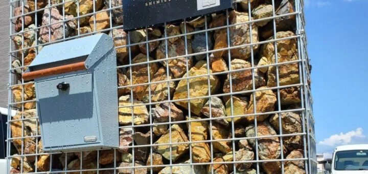 ガビオンで使う、岐阜石割栗石をお買い上げ頂きました