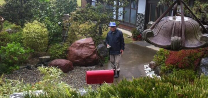 春日灯篭のお買い上げ