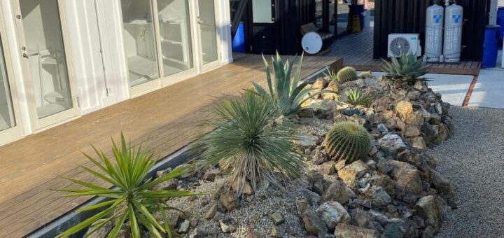 展示場で岐阜石割栗石や岐阜石をお買い上げ