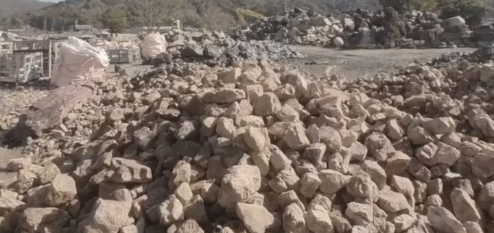 ガビオンをDIYで作るために、中に入れる石を探しにご来店頂きました。part2