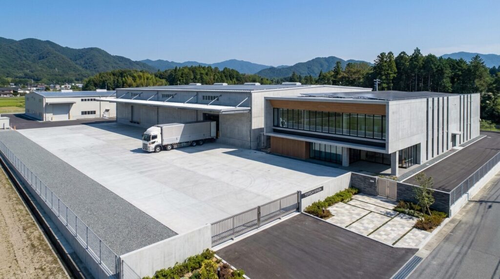 工場・倉庫外構の舗装比較|砂利・割栗石 vs コンクリート コスト・耐久性・メンテを徹底解説 1 体外的な印象がガラッと変わるデザイン